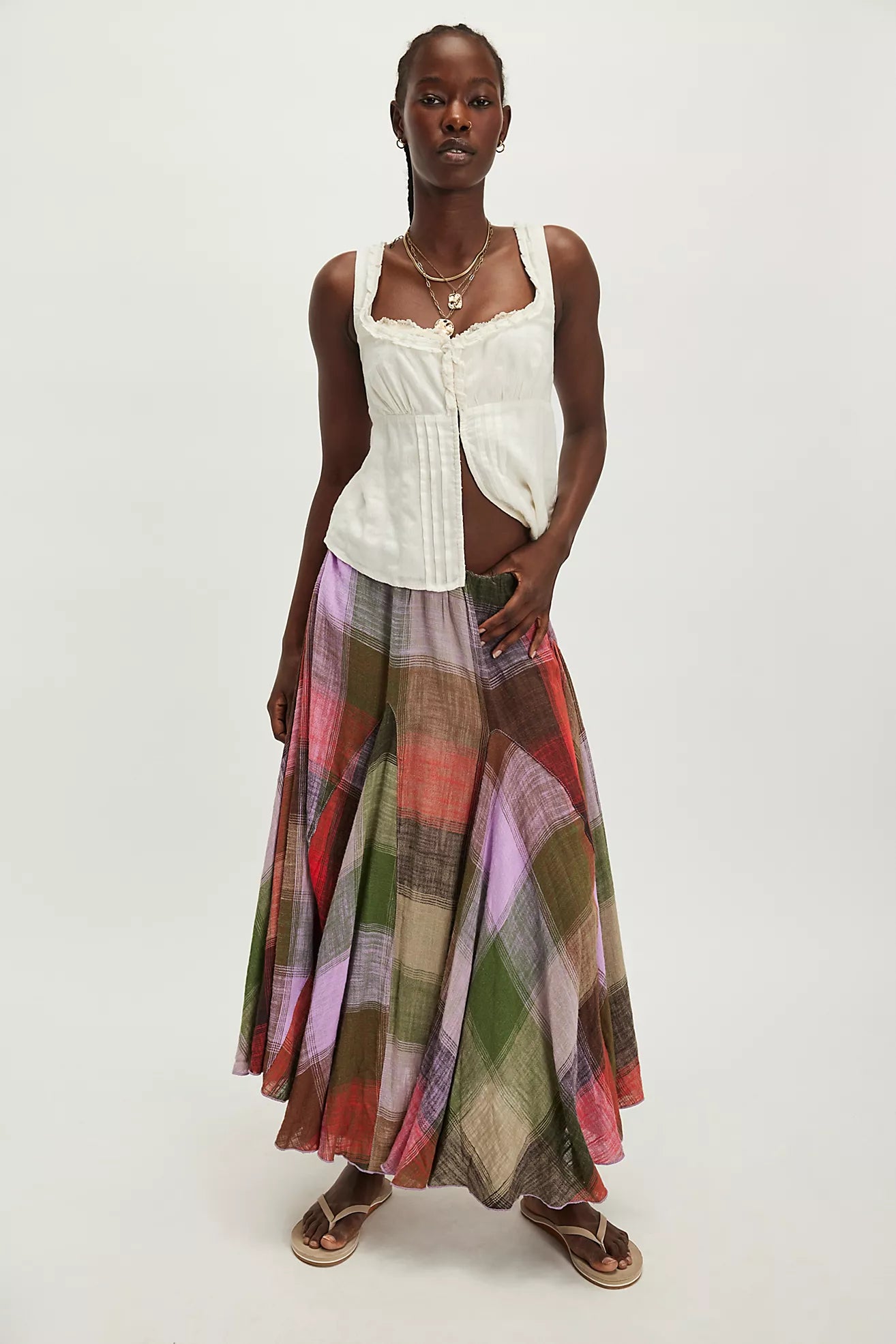 Summer Sunset Maxi Skirt