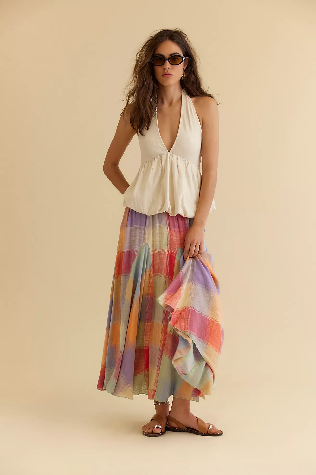 Summer Sunset Maxi Skirt