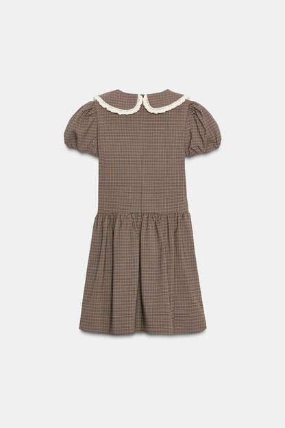 Plaid Peter Pan Collar Dress