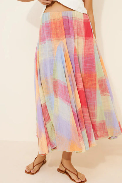 Summer Sunset Maxi Skirt