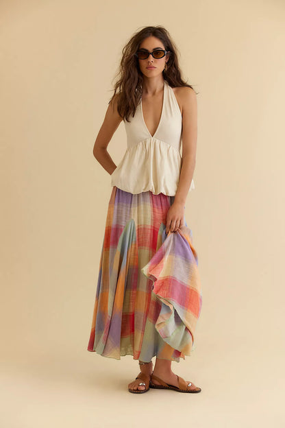 Summer Sunset Maxi Skirt
